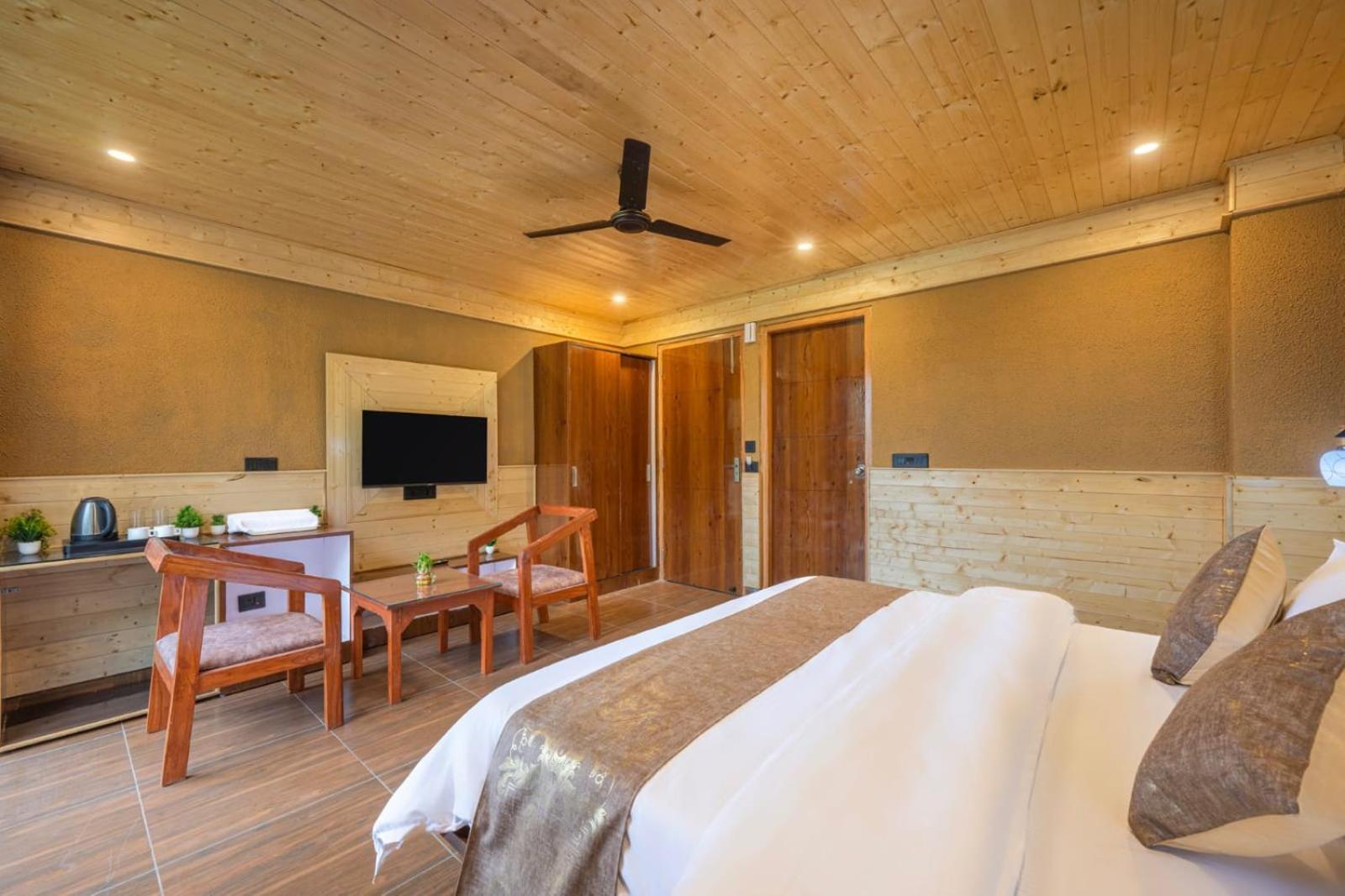 The Countryside Retreat I Vacations I Conference I Mice I Family Events I Open Air Terrace I Sky Bonfire I Kufri By Exotic Stays Шимла Экстерьер фото
